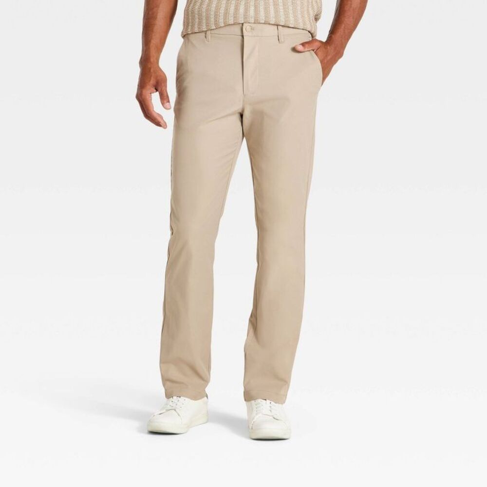 Men's Everyday Tech Trousers - Goodfellow & Co Tan 32x30